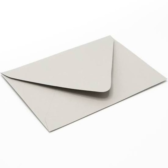 8ct Renner Davis Light Gray and Navy Lined Envelopes - Picture 4 of 13